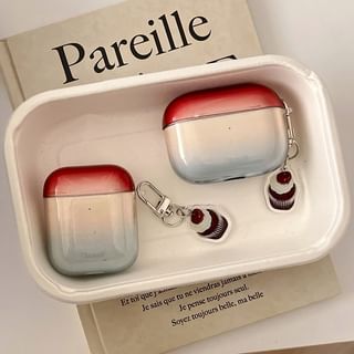 Gradient AirPods / Pro Earphone Case Skin / Cupcake Charm / Set