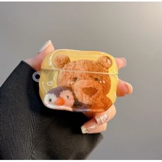 Bear AirPods / Pro Earphone Case Skin / Charm / Set