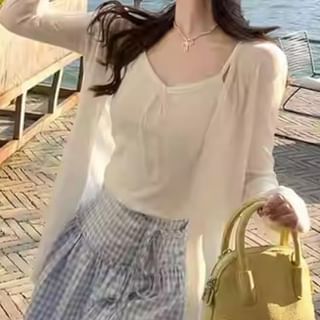 V-Neck Cardigan