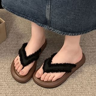 Frayed Flip Flops