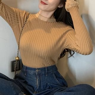 Sheer Long Sleeve Blouse