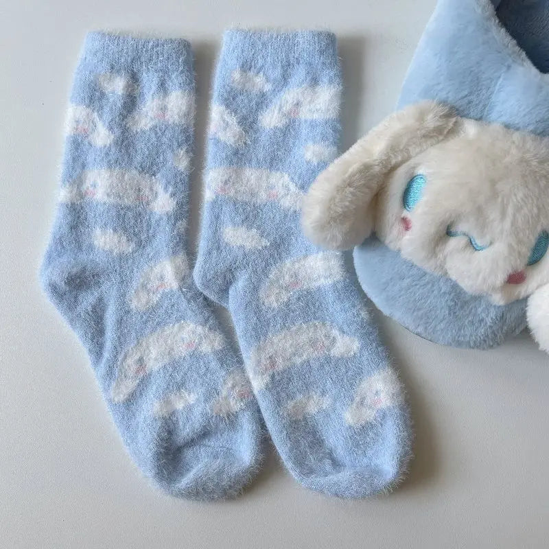 Anime Fluffy Plush Socks - Teenypets