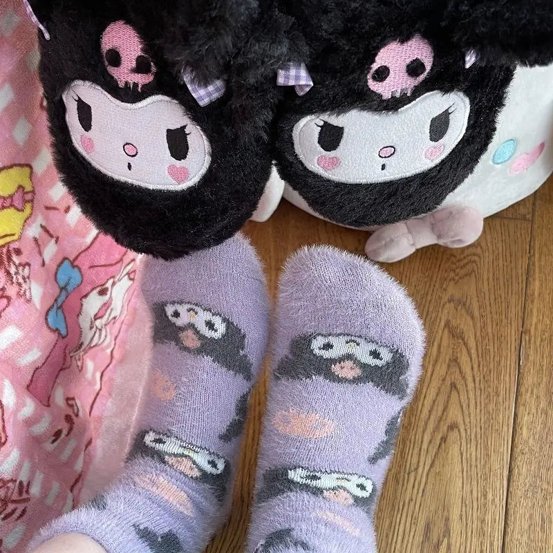 Anime Fluffy Plush Socks - Teenypets