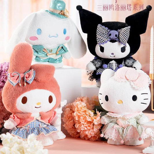 Poupée en peluche debout avec nœud Lolita de dessin animé 11 pouces SK564