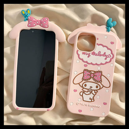 Coque de téléphone avec nœud Melo Cartoon KI423