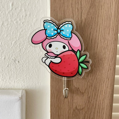 Cartoon Fruit Design Wall Hook