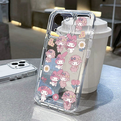 Coque de téléphone Melo en forme de cœur rose KI391