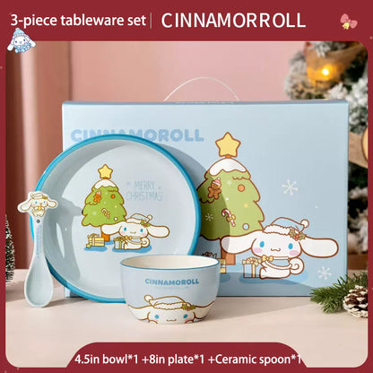 Weihnachtsgeschirr-Set „Cinna and Melo“