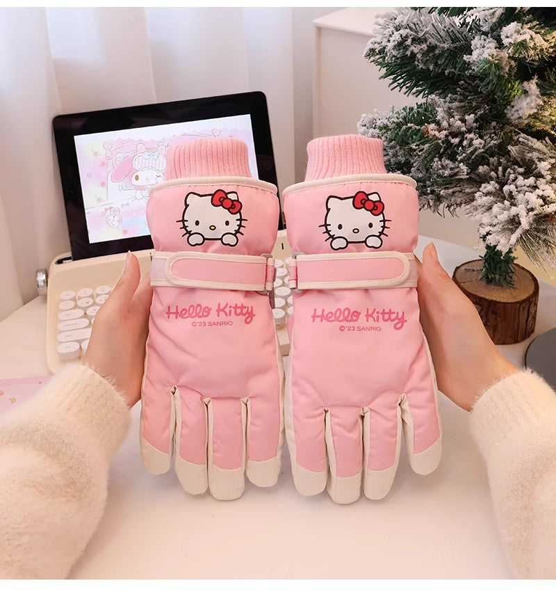 Kitty Winter Snow Gloves Waterproof