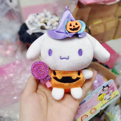 Porte-clés en peluche citrouille d'Halloween de Cinna