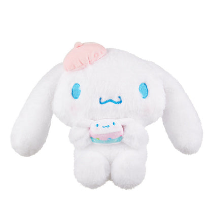 Jouet en peluche assis en forme de biscuit sandwich mignon