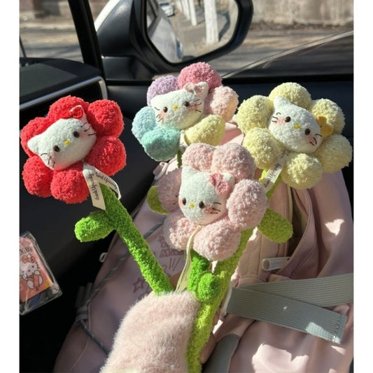 Peluche Chaton Fleurs SK356