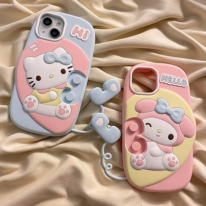 Coque de téléphone à motif de dessin animé KI373