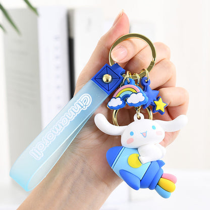 Blue Cinna Keychain