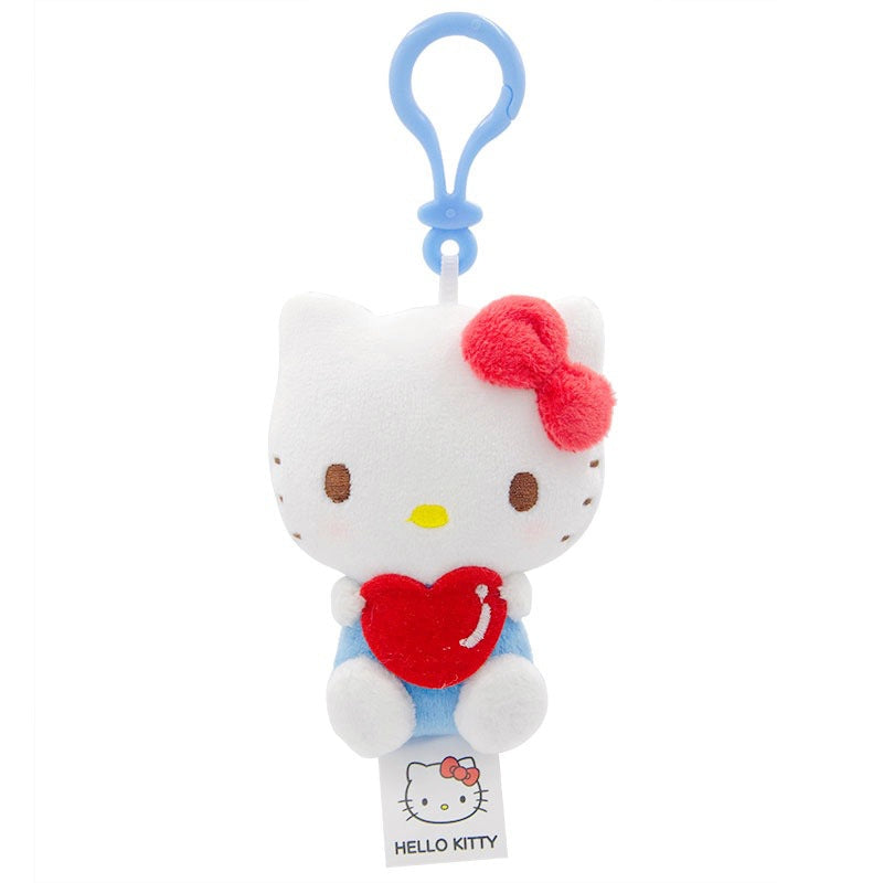 Pendentif en peluche en forme de cœur câlin kawaii