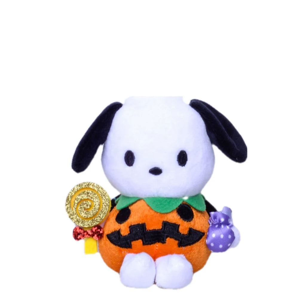 Porte-clés en peluche citrouille d'Halloween de Cinna