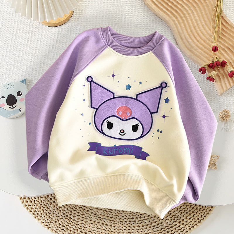 Cartoon Cinna Kids Casual Long Sleeve Top KI594