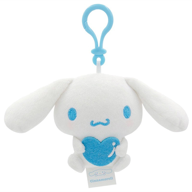 Pendentif en peluche en forme de cœur câlin kawaii