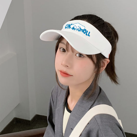 Cartoon White Sun Visor