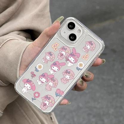 Coque de téléphone Melo en forme de cœur rose KI391