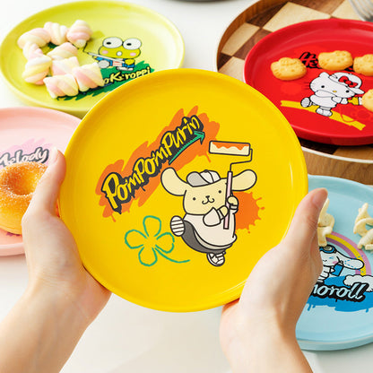 Cartoon Ceramic Plate 7in