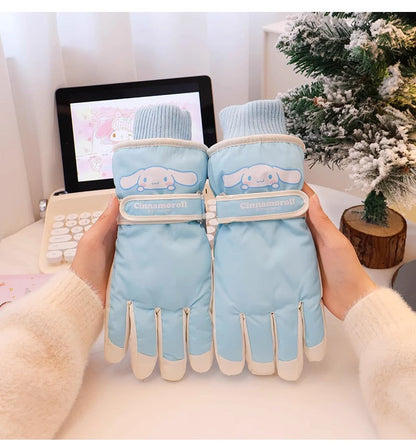 Kitty Winter Snow Gloves Waterproof