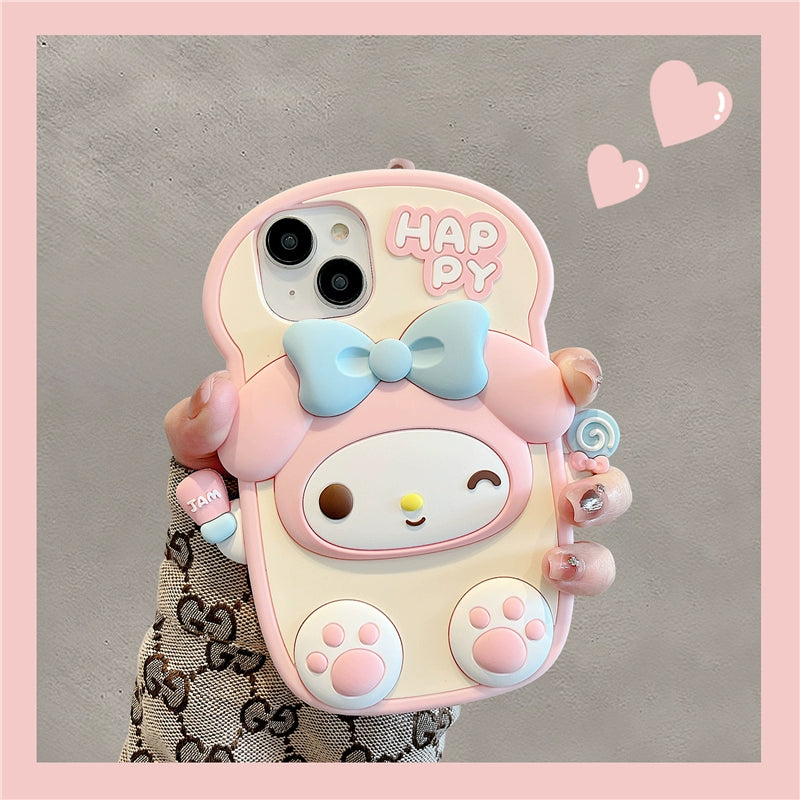 Coque de téléphone en silicone Kitty et Melo KI488