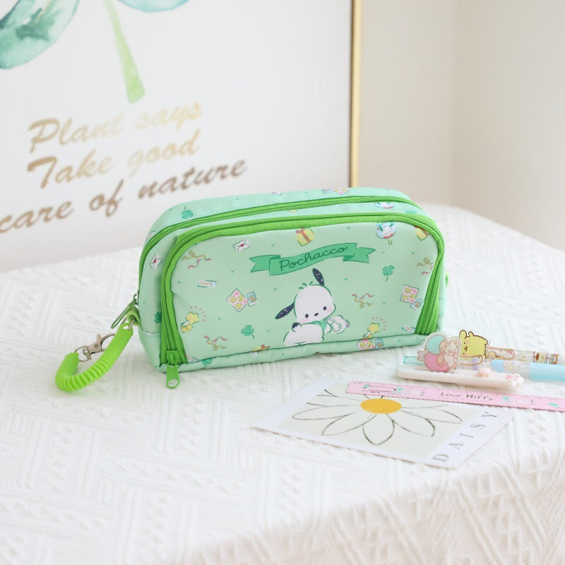 Cartoon Double Layer Pencil Case