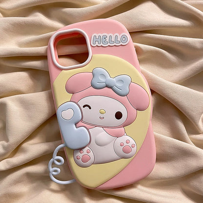 Coque de téléphone à motif de dessin animé KI373