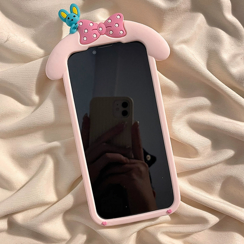 Coque de téléphone avec nœud Melo Cartoon KI423