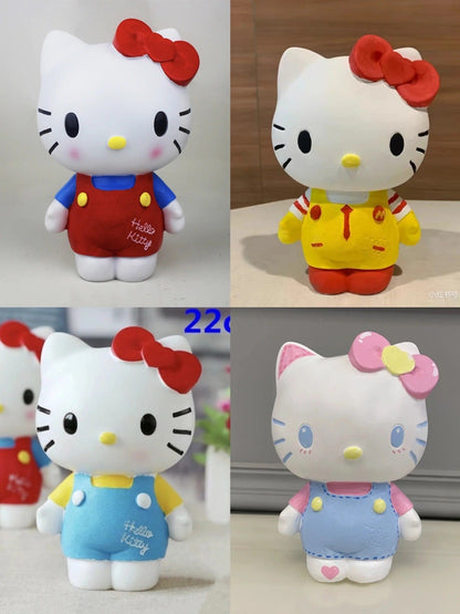 Cartoon DIY Painting Piggy Bank with 12 Colors