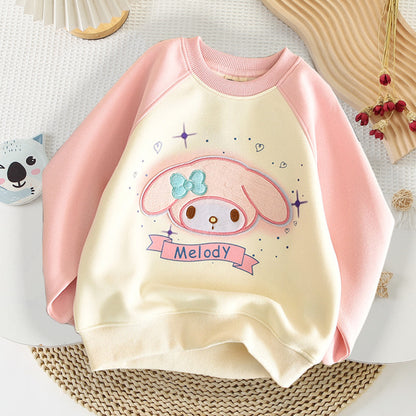 Cartoon Cinna Kids Casual Long Sleeve Top KI594