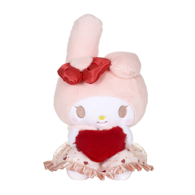 Peluche coeur rouge dessin animé 8 pouces SK570