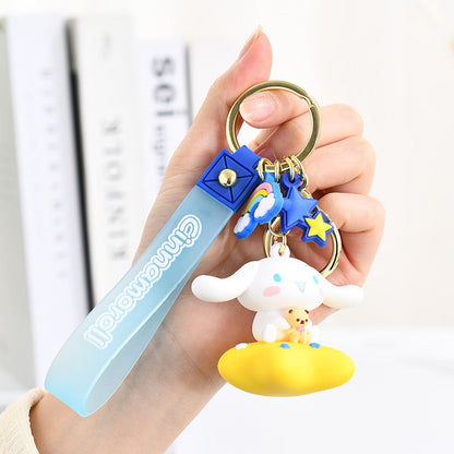 Blue Cinna Keychain