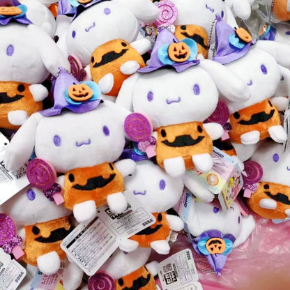 Porte-clés en peluche citrouille d'Halloween de Cinna