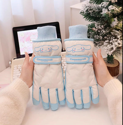 Kitty Winter Snow Gloves Waterproof