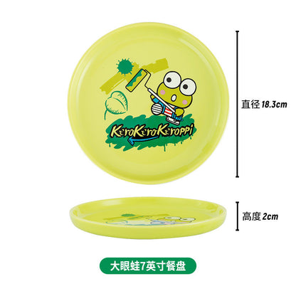 Cartoon Ceramic Plate 7in