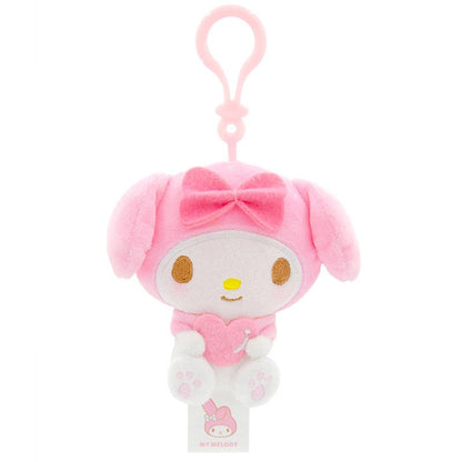 Pendentif en peluche en forme de cœur câlin kawaii