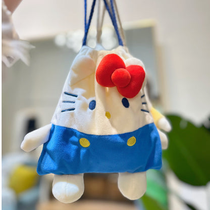 Sac à cordon avec figurines Kawaii