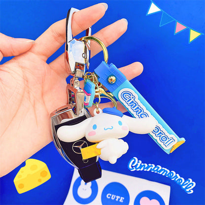 Blue Cinna Keychain