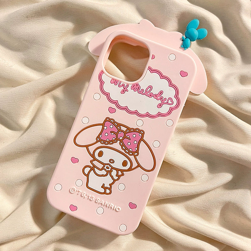 Coque de téléphone avec nœud Melo Cartoon KI423