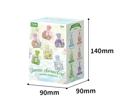 The Flower Angel  Wishing Bottle DIY building blocks blind box