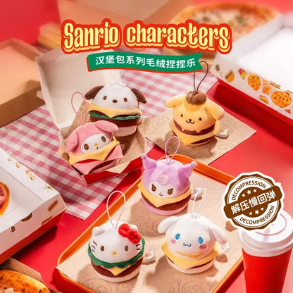 Hamburger Series Plush Squeezy blind bag