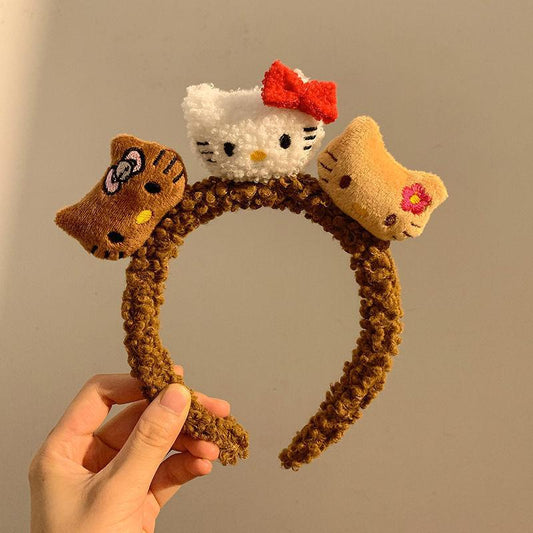 Kitty Hawaiian süßer Plüsch-Haarreif