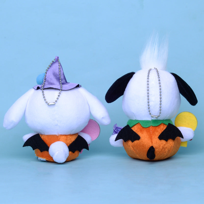 Porte-clés en peluche citrouille d'Halloween de Cinna