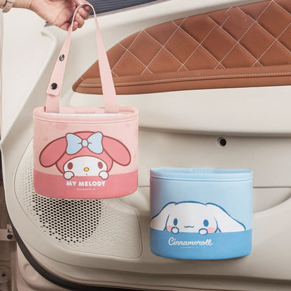 Cute Car Trash Can Foldable Storage