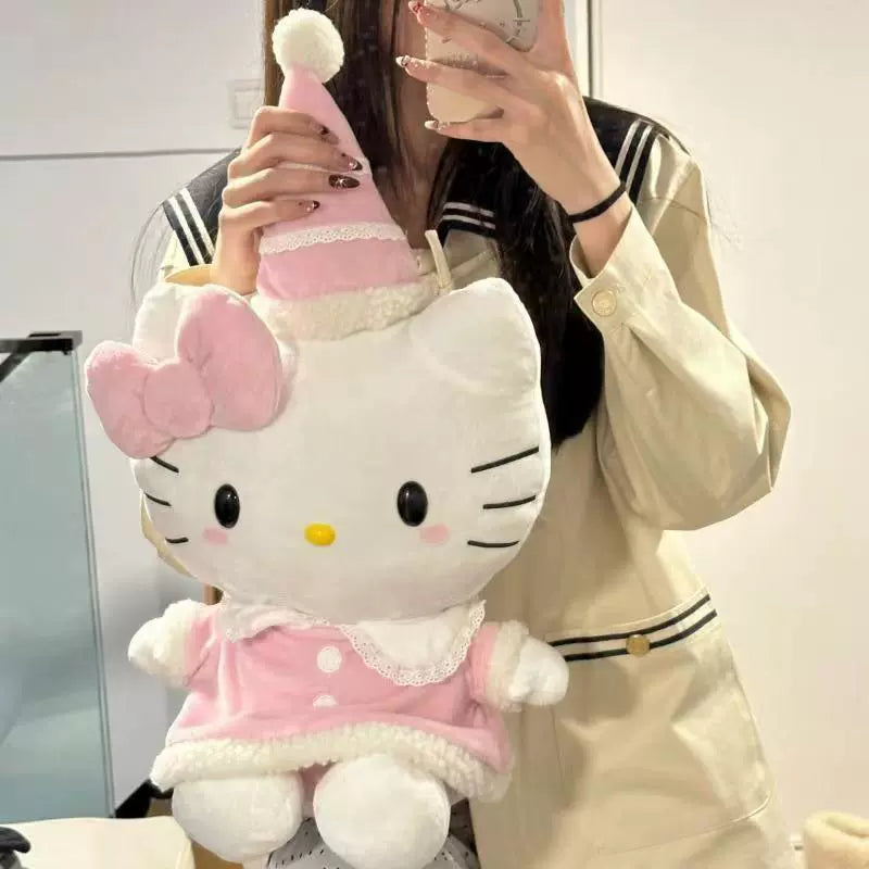 Christmas Pink Kitty Plush Doll KI691