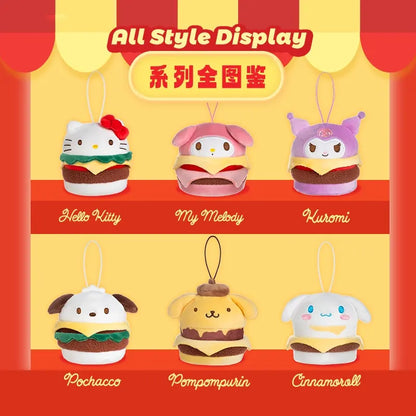 Hamburger Series Plush Squeezy blind bag
