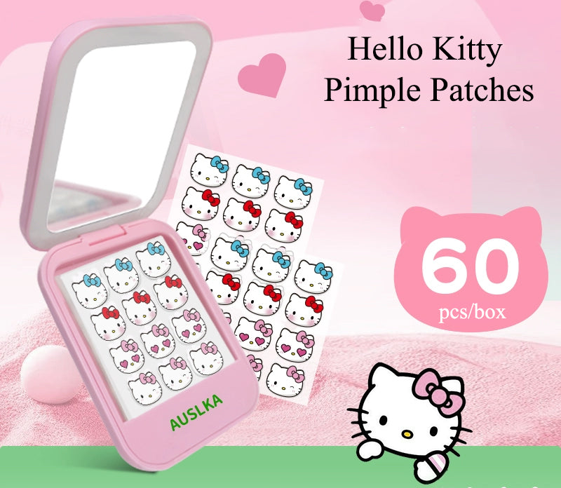 Pimple Hydrocolloid Hello Acne Care Facial Patches Kitty Skin