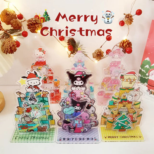 Weihnachtsdekoration aus mehrschichtigem Acryl